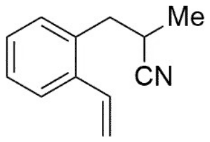 2-Methyl-3-(2-vinylphenyl)propanenitrile