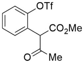 Methyl 2-(2-trifluoromethanesulfonyloxyphenyl)-3-oxobutanoate
