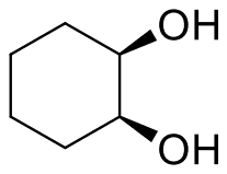 cis-cyclohexane-1,2-diol with both hydroxyl groups on wedge bonds