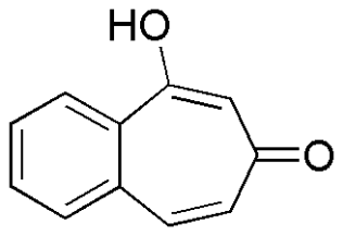 Hydroxy benzotropone: benzo-fused cycloheptatrienone with an OH on the ring