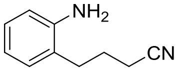 2-(3-cyanopropyl)aniline, an ortho-aminophenyl chain ending in CN